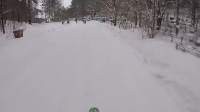 Покатухи зимой на Irbis Ttr125