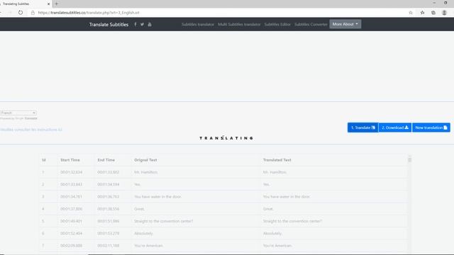 Translate Subtitle Online смотреть онлайн