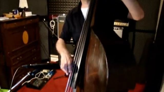Inspelning kontrabas - Double bass recording смотреть онлайн