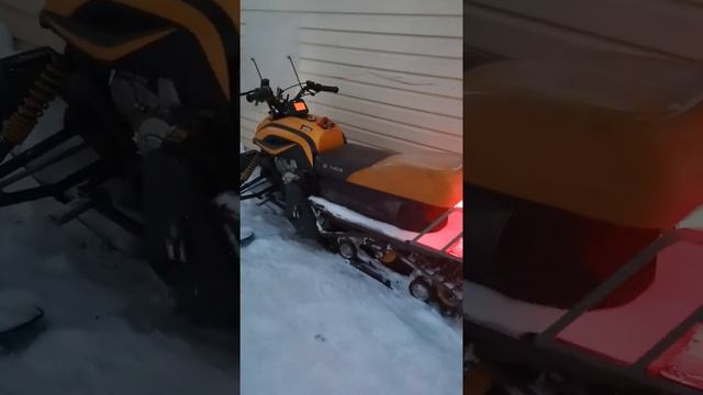 Работа двигателя снегохода Dingo T125