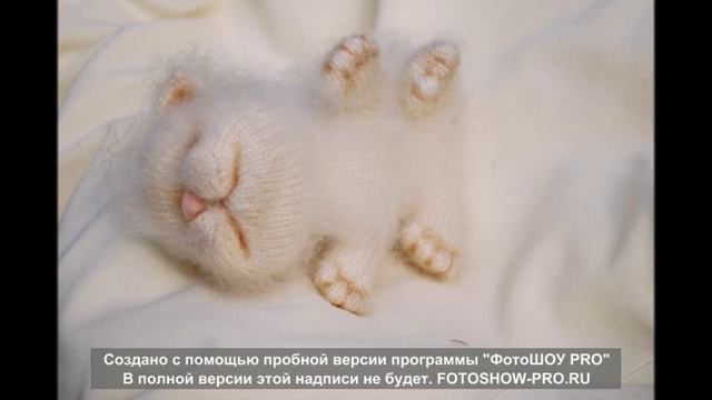 Реалистичные кошки: мастер-класс по вязанию спицами смотреть онлайн