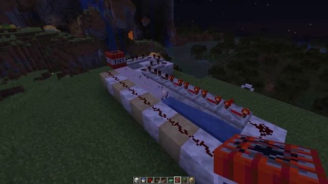 ЛУЧШАЯ СХЕМА ДИНАМИТНОЙ ПУШКИ ДЛЯ ЗАЩИТЫ ДЕРЕВНИ ОТ МОБОВ И ГРИФЕРОВ ♦ THE BEST TNT GUN IN MINECRAF