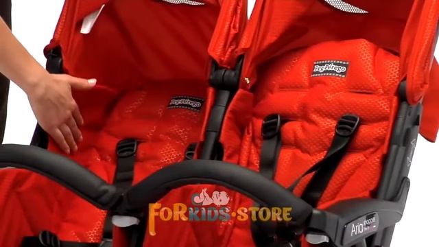 Прогулочная коляска Peg-Perego Aria Shopper Twin обзор смотреть онлайн