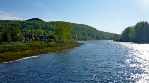 Утро в поселке Усьва / Панорама окрестностей / Путешествуем по Пермскому краю