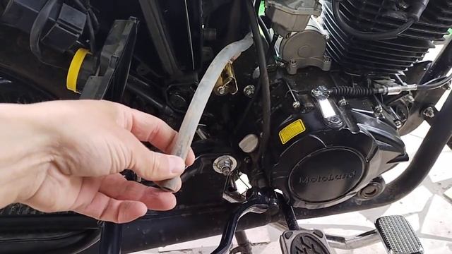 Мотоленд Форестер 200. Сапун как правильно приспособить?