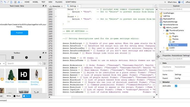 How to add Admin and Config it into your roblox Game (Adonis Admin) смотреть онлайн