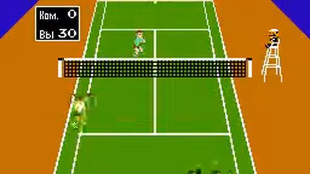 Tennis/Прохождение 1-ого уровня вдвоём смотреть онлайн