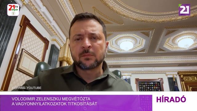 Volodimir Zelenszkij megvétózta a vagyonnyilatkozatok titkosítását смотреть онлайн