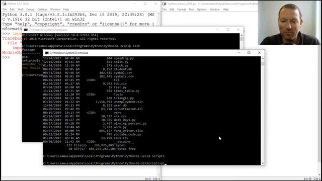 Python Basics Tutorial Pip Install With Multiple Versions of Python смотреть онлайн