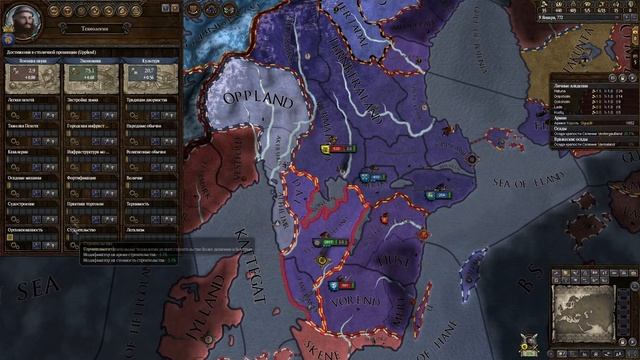 Прохождение Crusader Kings 2 за Шведов. 1 серия(Фундамент империи) смотреть онлайн
