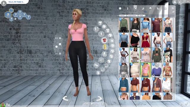 CAS Alpha CC || Toni Otero || The Sims 4 смотреть онлайн