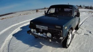 Нива на Forward Safari 540 по снегу
