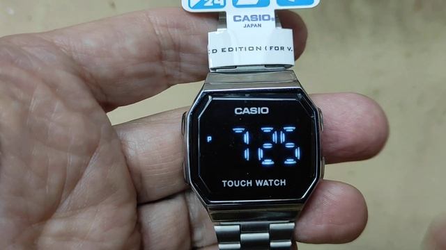 Часы CASIO TOUCH WATCH обзор. смотреть онлайн