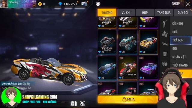 [Free Fire] BẤT NGỜ SHOP BÁN SÚNG LV7 1 KIM CƯƠNG GIL SỠ HỮU 1.500.000 KIM CƯƠNG FREE смотреть онлайн