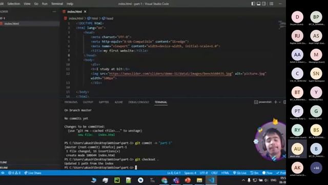 Introduction to Vs Code, Git and GitHub-Akash Uday MSLA(Alpha) смотреть онлайн