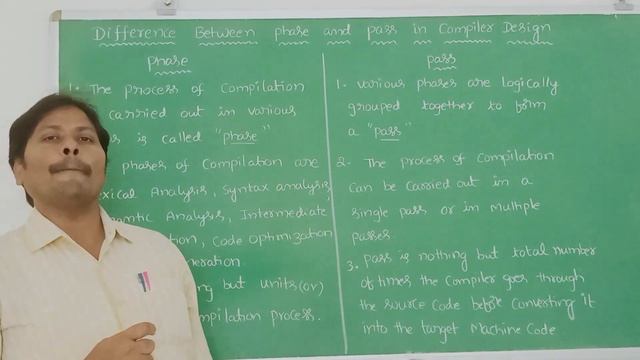 Difference Between Phase and Pass of Compiler || Compiler Design || Compare Phase and Pass смотреть онлайн