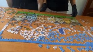 Сборка пазла на 1000 деталей: "Сан-Франциско" за 20 минут