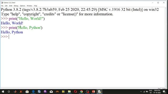 First Python Program смотреть онлайн