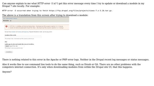 DevOps & SysAdmins: HTTP Error -5 occured when trying to download Views (WAMP) смотреть онлайн