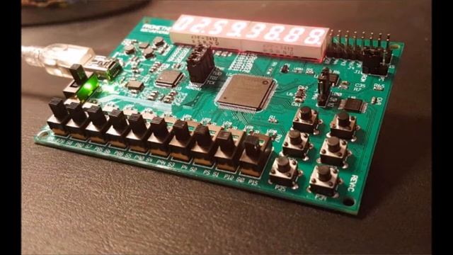 FPGA Board - Parking Sensor Project (Xilinx Spartan3) смотреть онлайн