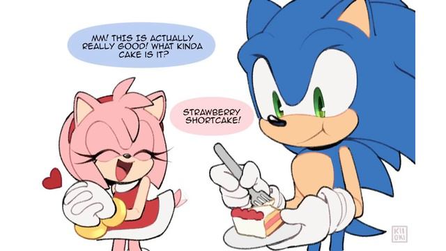 Super Flirting - Sonic x Amy (Sonamy) Comic Dub Compilation смотреть онлайн
