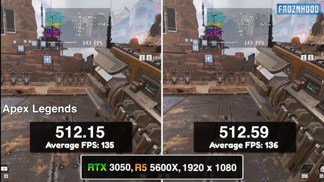 NVIDIA drivers 512.15 vs 512.59 - Test in 10 Games | Best driver for Fortnite, Valorant, Warzone.. смотреть онлайн