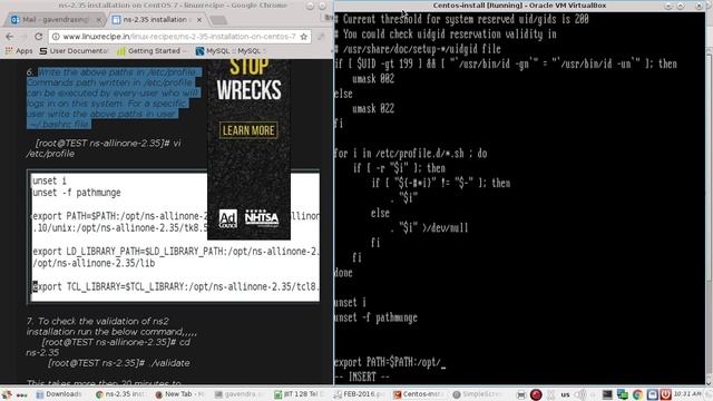 How to install NS-2.35 on CentOS 7 ? смотреть онлайн