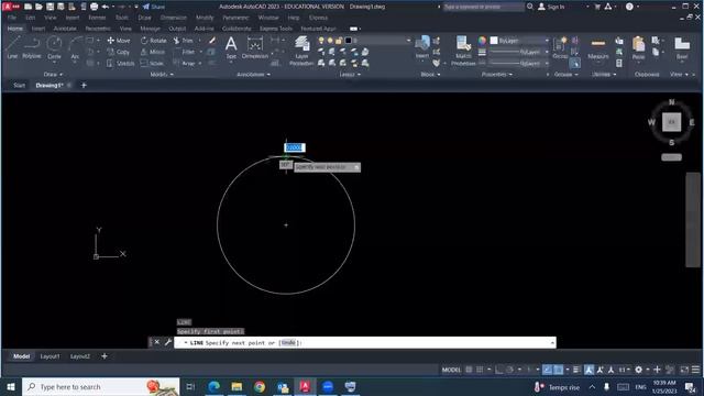 2- AutoCAD commands LINE, CIRCLE, ARC, and RECTANGLE смотреть онлайн