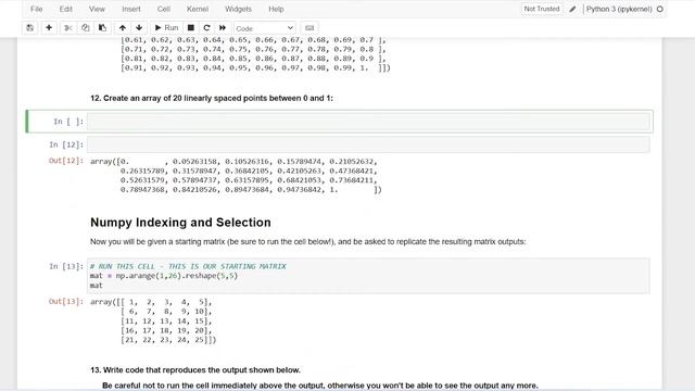 NumPy Exercises | Python for Data Science and Machine Learning смотреть онлайн