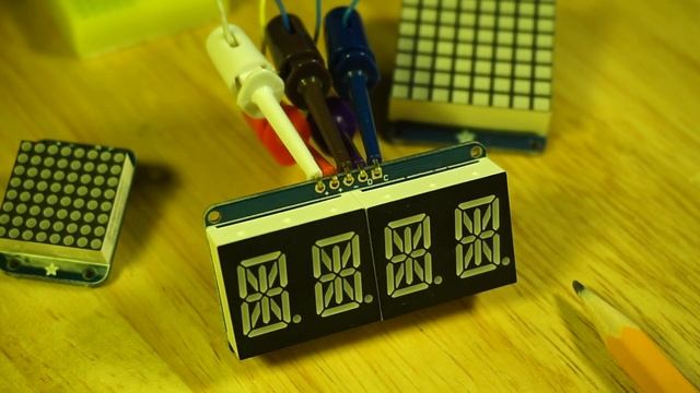 Adding a push button matrix to HT16K33 led display modules (featuring the TinyPICO) смотреть онлайн