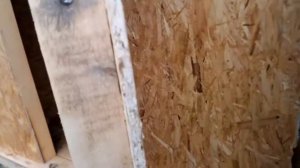 Бюджетная дверь из ОСП своими руками.