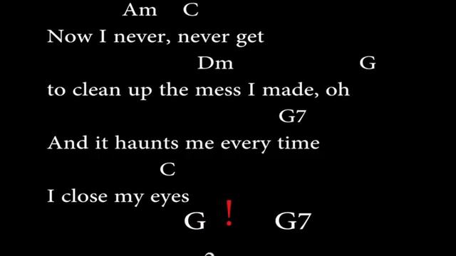 When i was your man (Easy Chords and Lyrics) смотреть онлайн