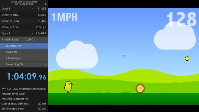 Duck Life 3: Evolution - All Duck Types (World Record 2:08:26) смотреть онлайн