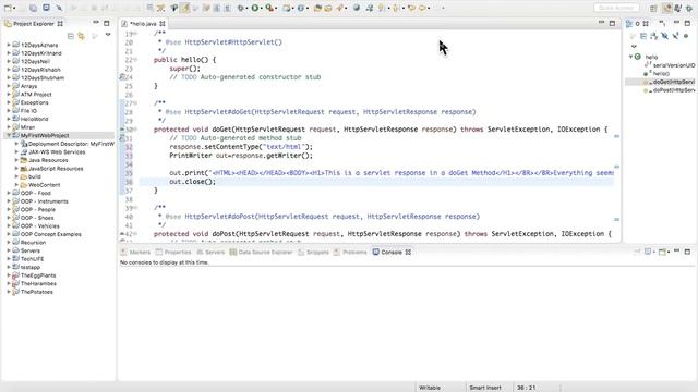 Setting up eclipse JEE and Tomcat 7 смотреть онлайн