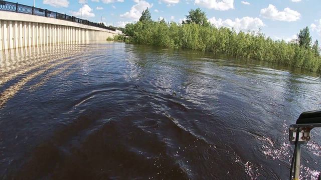 Прогулка по лесу)) на лодке. смотреть онлайн