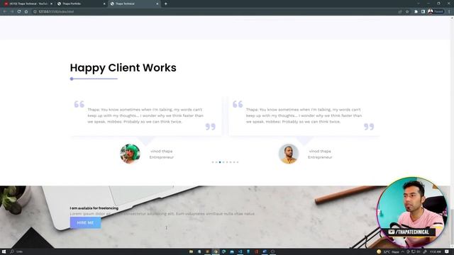 Website Development in Hindi #14: Complete Freelancing Section with Parallax Effect using HTML CS смотреть онлайн