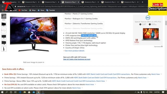 Best Monitor Deals || Amazon Great Indian Festival Sale смотреть онлайн