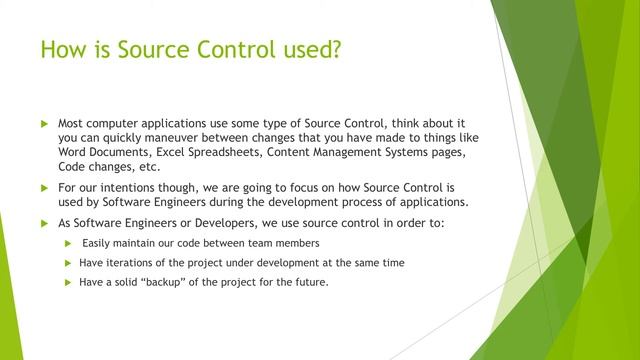 Source Control Introduction смотреть онлайн