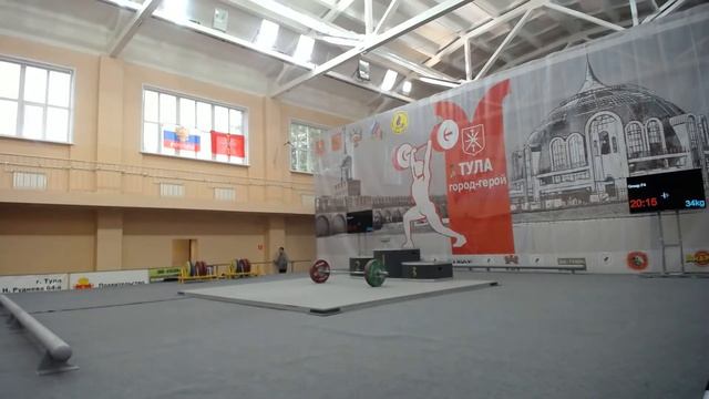 Чемпионат и Первенство ЦФО по тяжелой атлетике город Тула смотреть онлайн