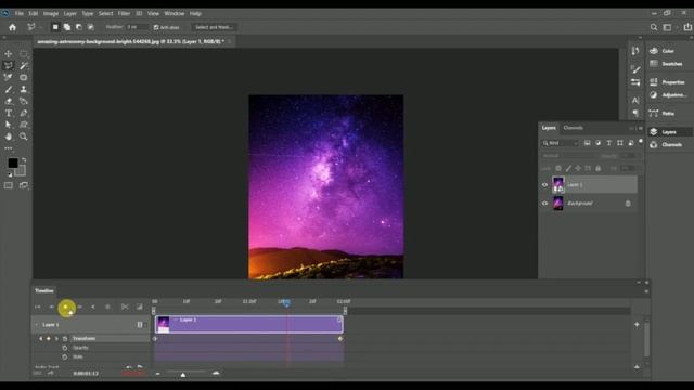 How To Animate a Still Photo in Adobe Photoshop-Photoshop tutorial смотреть онлайн