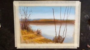 Ранняя весна. Урок по рисованию сухой пастелью.