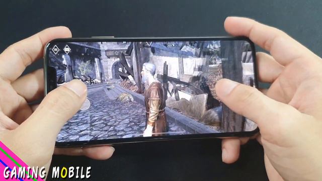 The Elder Scrolls: Blades on iPhone XS Max (Hight Graphics) смотреть онлайн