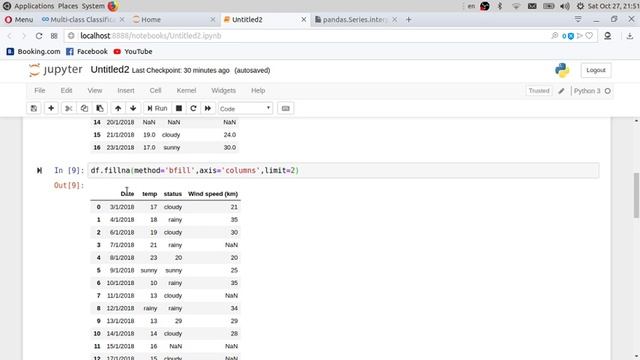part4 python using pandas handling missing data 'fillna ' الحلقة الرابعة من بانداز смотреть онлайн
