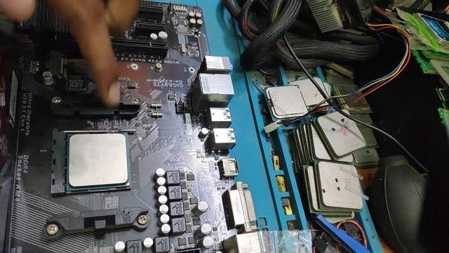 GIGABYTE GA A320M H NO DISPLAY PROBLEM FIX смотреть онлайн