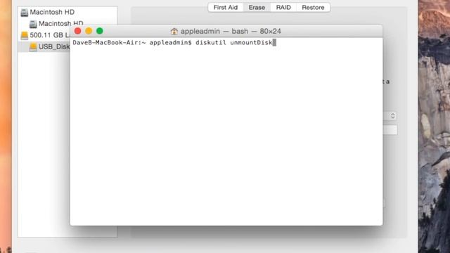 How to force a Hard Drive to unmount for formatting in Mac OS X Disk Utility смотреть онлайн