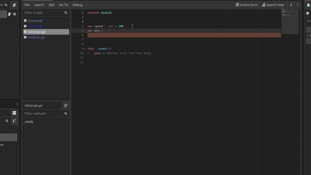 شرح لغة GDScript بمحرك Godot - المتغيرات #1 смотреть онлайн