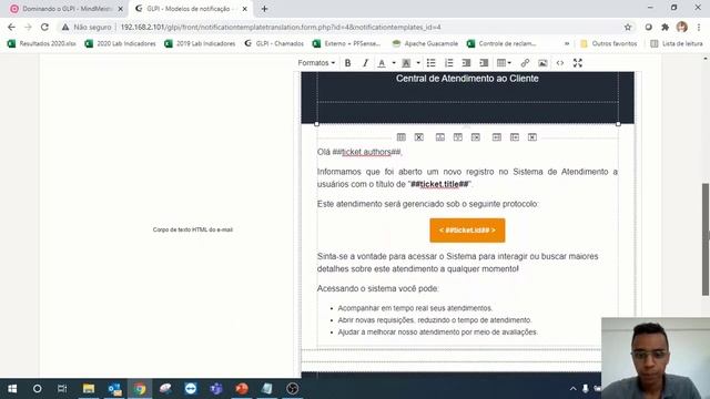 #04 CURSO GRÁTIS - GLPI - Notificações por email смотреть онлайн