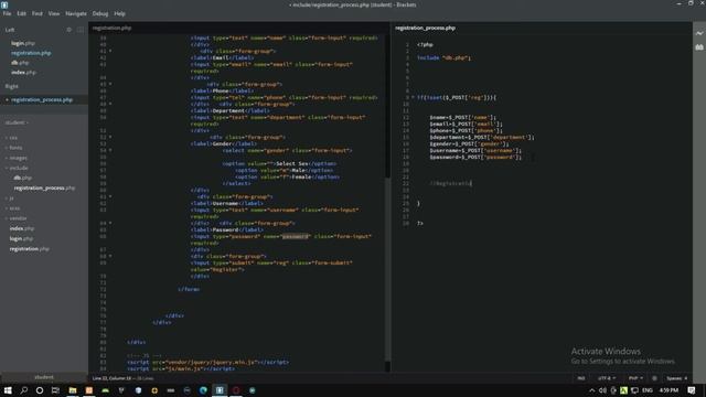 User Registration and Login Form with PHP and MySQL Tutorial 6 - Register Students смотреть онлайн