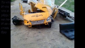 Краш-тест машинки Welly - Газель