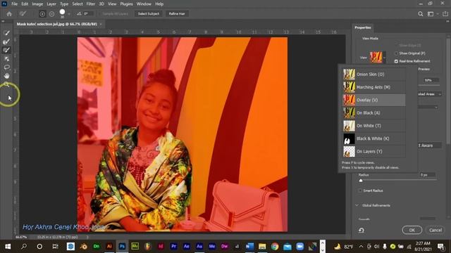 Adobe Photoshop Tutorial in Santali | For Beginner | Part # 22 | Mask kateć selection Jut́ смотреть онлайн